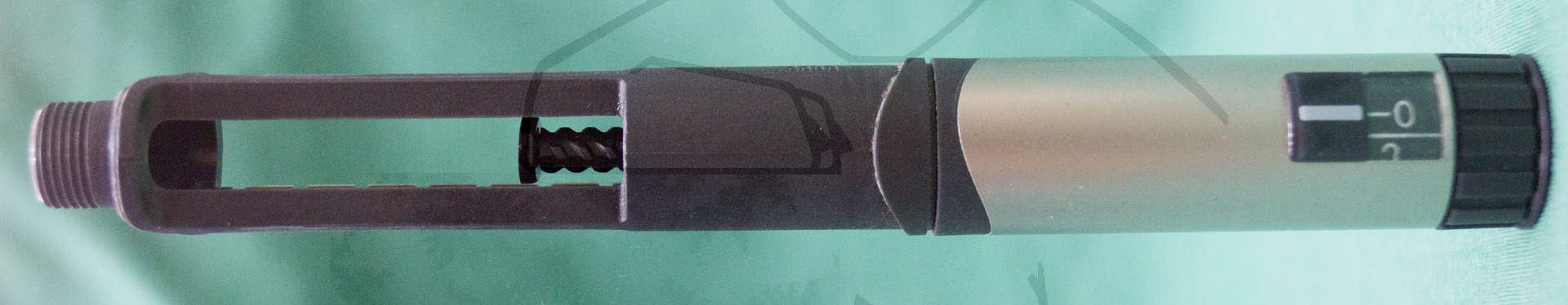 Insulin Pen, Abgezogene Schutzkappe